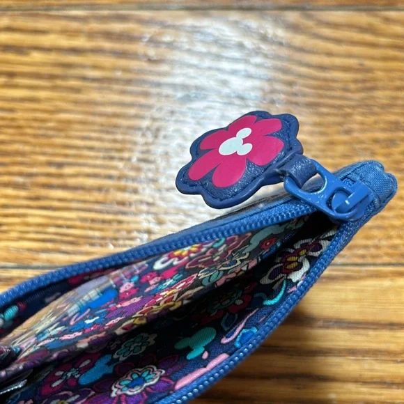 Vera Bradley + Disney Sensational Six ID zipper pouch w/Mickey shaped key ring. - Picture 8 of 11